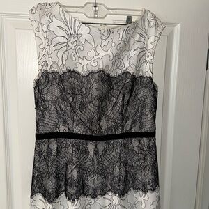 White lace dress